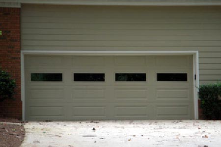 Wide garage doors